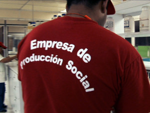 A still from Azzelini and Ressler's film, 5 Factories - Workers Control in Venezuela